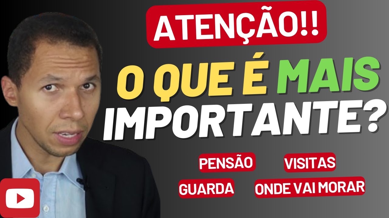 [Pensão e Guarda] NÃO são as prioridades no Divórcio: A verdade para proteger seu Filho