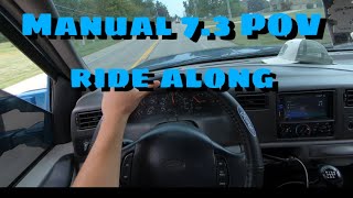 2000 F-250 7.3 zf6 POV driving