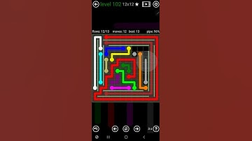 How To Solve Flow Free Courtyard Spin Level 102 12x12 Hard Board Walk Through Solution Walkthrough