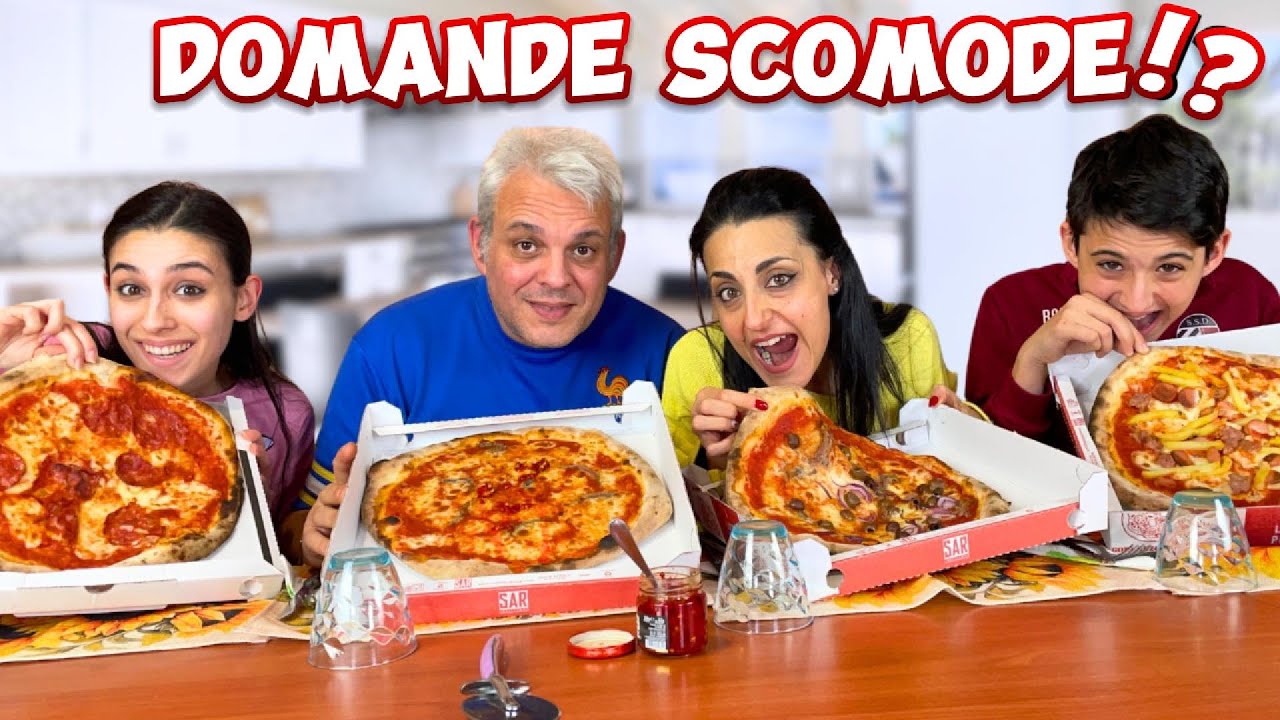 MUKBANG PIZZA CON DOMANDE SCOMODE CON MAMMA E PAPA' ! / tina e pippo review