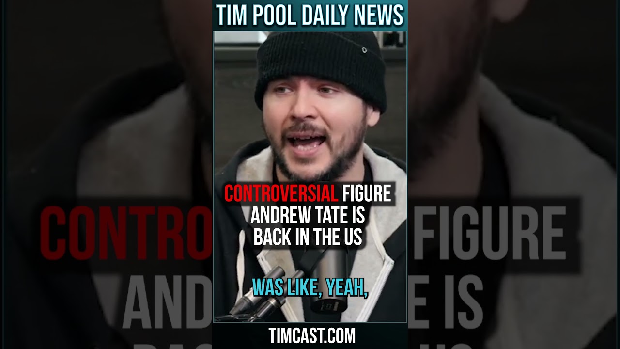 Controversial Figure Andrew Tate is Back in The US #shorts