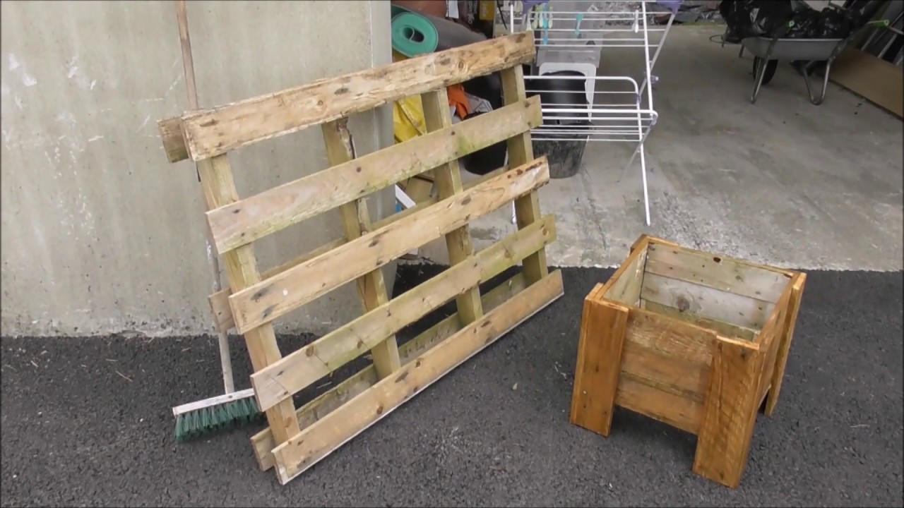Turning an Old Pallet into a Usable Garden Planter