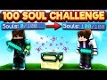 100 SOUL CHALLENGE! (Minecraft Skywars)