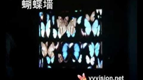 Interactive floor butterflies