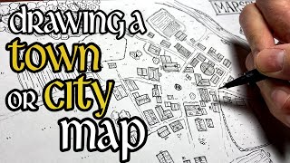 Drawing a Town Map (for D&D)