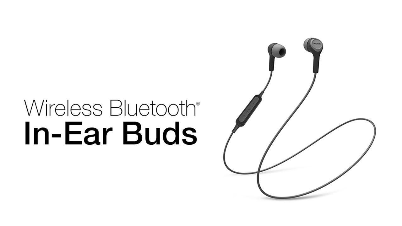 Koss BT115i Auriculares Inalámbricos Bluetooth con Micrófono Manos Libres,  Cascos Deportivos In Ear de Botón con