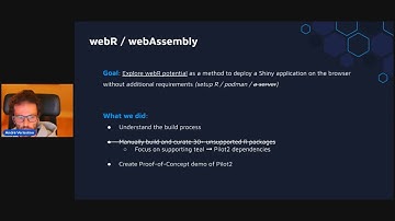 Andres Veríssimo - Exploring the Packaging of R / Shiny Applications for Regulatory Submission