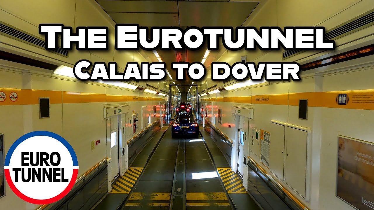 Drive Through The Eurotunnel - Calais to Folkestone Car Train - Le Shuttle Car Train to Europe 2025