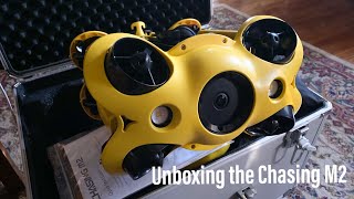 Chasing M2 Underwater ROV Drone Unboxing / Test