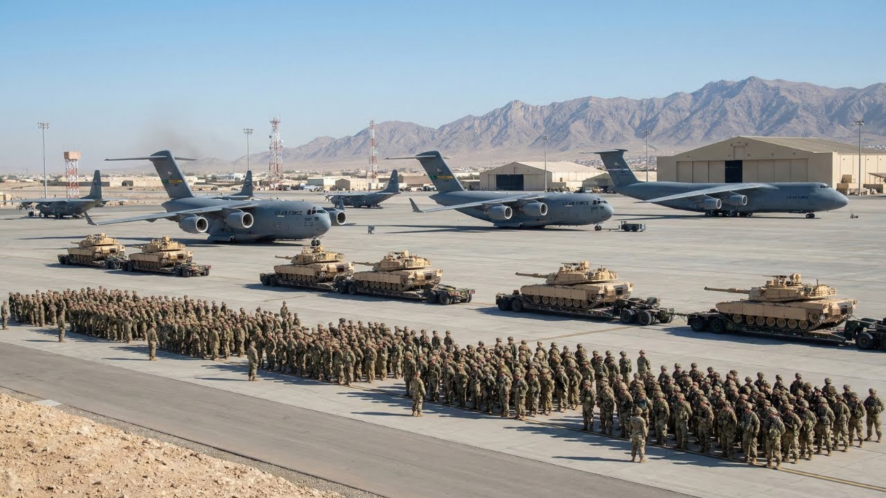 INSIDE THE STAGING LINE: 25,000 U.S. Troops Prepare for Rapid Movement