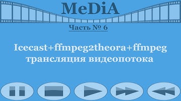 Icecast+ffmpeg2theora+ffmpeg - видеопоток