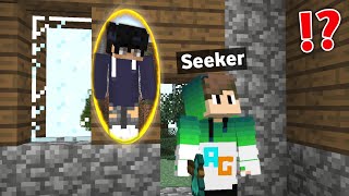 I Secretly Used PORTAL GUN To Cheat in HIDE AND SEEK (Minecraft)