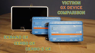 Victron GX Device Overview and Comparison | EKRANO GX vs. CERBO GX vs. CERBO-S GX