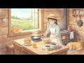 Morning Pancake Breakfast in the Swiss Alps 🥞 Lavender &amp; Wild Berries | Ghibli ASMR