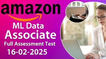 🔥 ML Data Associate HYD 2025 – Complete Amazon Assessment Test ✅ Questions & Answers! 🚀