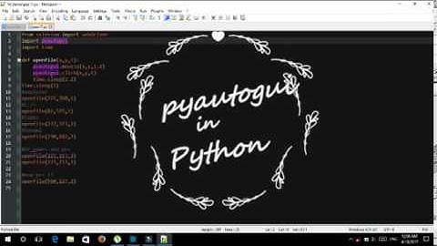 PyautoGui