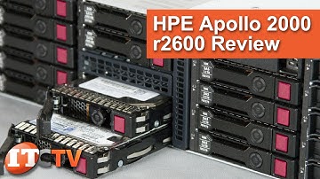HPE Apollo r2600 Gen9 Chassis Review