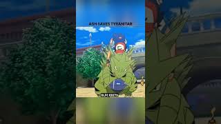 POKEMON MOVIE  21 - ASH SAVE TYRANITAR #short #pokemon || DLFC
