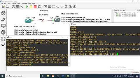 OSPF Authentication: Cấu hình xác thực OSPF trên GNS3