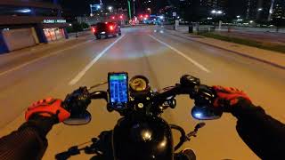 Harley Davidson 48 FORTY EIGHT- Vance and Hines Pipes SOUND ONLY - POV