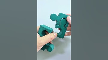 How to arrange four pieces in an infinite loop into a square?#Puzzles #IQ #iqtest