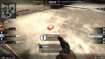 CS:GO 10 second Ninja defuse attempt.