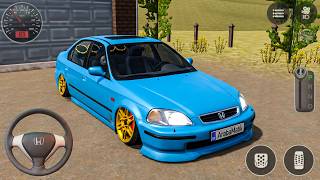 Modifiyeli Honda Civic Araba Sürüş Oyunu - Etiket Araba Oyunları - Android Gameplay screenshot 5