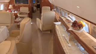 Airbus 319 VIP Airliner Cabin Tour