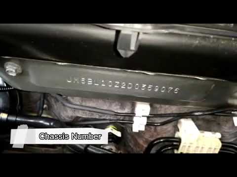 Mazda-3 Chassis Number And Engine Number Location(Pasi) - Youtube