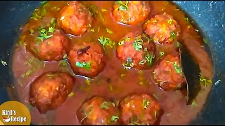 Cabbage Kofta Recipe / Patta Gobi Kofta Curry / पत्ता गोभी की कोफ्ता करी / Band Gobi ke Kofte /Kofta