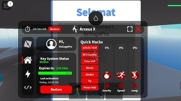 Hydrogen || Script Arceus X, Roblox ||  FITUR N E W || Fly,Boost ||