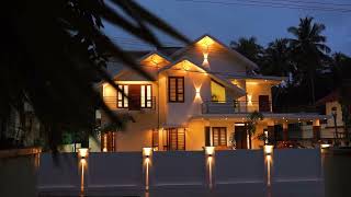 4BHK Modern sloped roof house 4BHK Modern sloped roof house