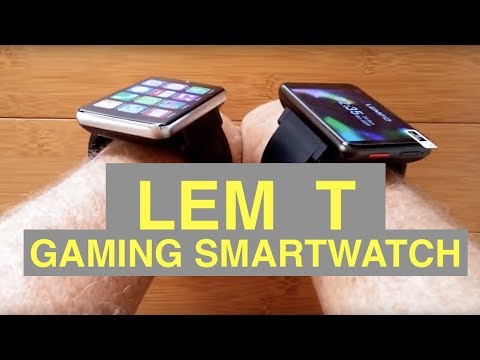 LEMFO LEM T Gamers Smartwatch 2.86 Inch Screen 2700mAh 5MP Camera 4GLTE 3G+32G: Unboxing & 1st Look
