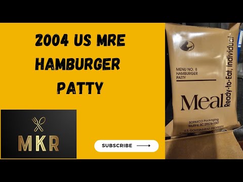 2004 US MRE Hamburger Patty - YouTube