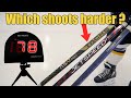 Which CCM hockey stick has the HARDEST SHOT - Radar Kick Point Speed Test