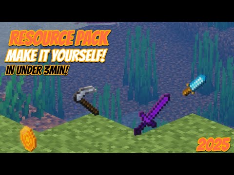 Make your OWN Texture pack in Minecraft 2025! (Under 4min)