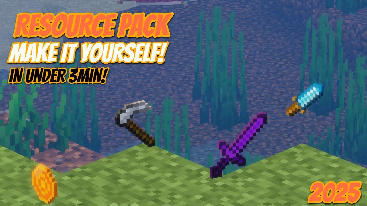 Make your OWN Texture pack in Minecraft 2025! (Under 4min) - YouTube