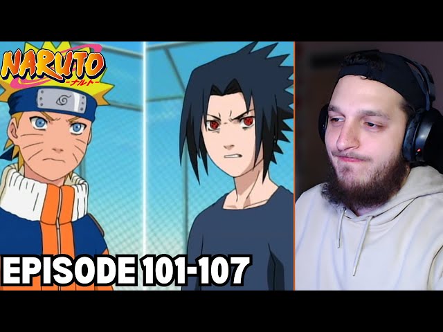 KAKASHIS FACE REVEAL IN A FILLER?! | Reacting to Naruto | Episode 101-107 | Reaction/Commentary class=