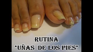 Acelerar Mancha Rápido Mi rutina para el cuidado de las Uñas de los Pies /My Toe nail care routine  - YouTube