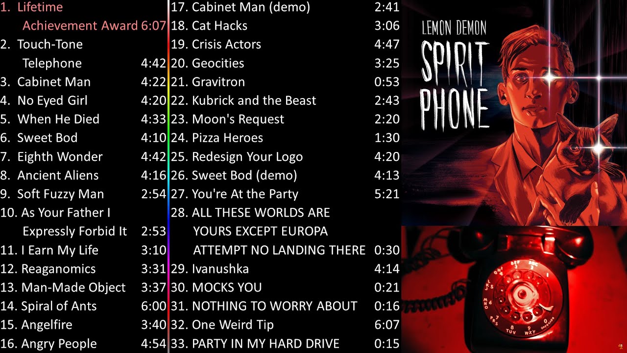 Spirit Phone + 6 named demo tracks