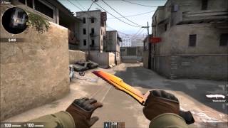 Huntsman Knife Fade Factory New Showcase (Golden Pattern)