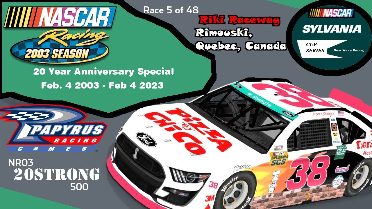 NR2003 20TH Anniversary [NR03 20STRONG 500] Sylvania Cup Series Race #5 ...