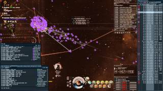 Killing a Incursion Mothership in EVE Online