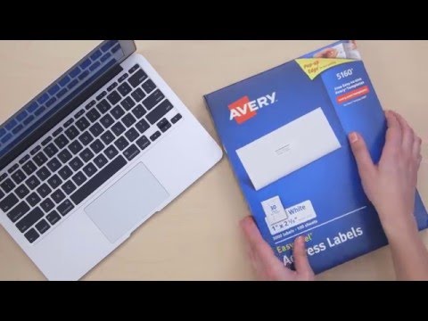 Learn How Upload Your Address List to Create Avery® Mailing Labels