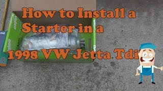Download lagu 1998 VW Jetta Tdi A3 Starter Removal and Install