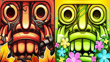 Temple Run 2 Reverse Gameplay - BLOOMING SANDS VS FALL JUNGLE MAP 2020