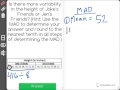 Mean Absolute Deviation and Data Analysis