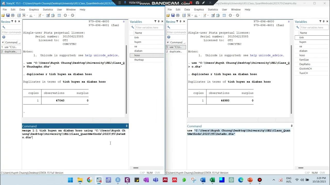 Merging datasets using stata youtube