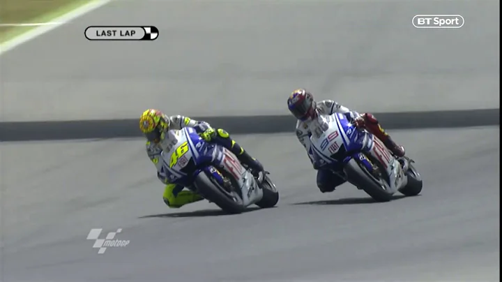 The greatest last lap in MotoGP history | Valentino Rossi vs Jorge Lorenzo, 2009