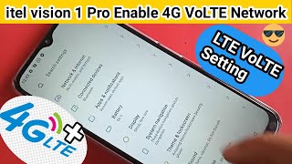itel vision 1 pro VoLTE and 4G+ Network Enable // Volte problem solve